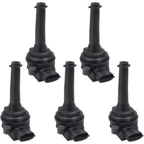 ITOM Ignition Coil Pack UF341 Compatible with Volvo 1999-2005 C70 S60 L5 2.5L 1999-2000 S70 S80 V70 2003-2007 XC70 L5 2.5L 2003-2006 XC90 L6 2.9L Coil Packs, Replace 9125601 30713416 UF-341 Set of 5 in Kuwait