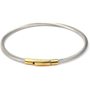 Cable Bracelet for Men Women Fashion jewelry Brand Cable Wire Stainless Steel Bangle Bracelets Designer Inspired Charm Birthday Jewelry in Kuwait
