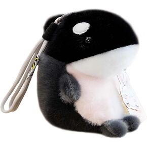 Ocean Animal Plush Keychain - Dolphin, Orca, Shark, Seal | Marine-Themed Bag Charm and Car Key for Women Men in Kuwait
