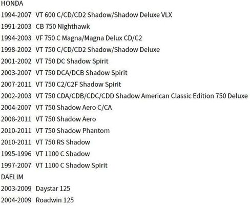 وسادات الفرامل الأمامية لسيارة Honda Shadow VT 600 C CD، VT 700 Shadow Spirit Aero Deluxe hantom، Shadow VT 1100 C، CB 750 Nighthawk، VF 750 C Magna in Kuwait