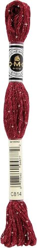 DMC CORPORATION DMC 6-Strand Etoile Floss 8.7yd-Bright Red Embroidery Accessory, 617-C666 in Saudi Arabia