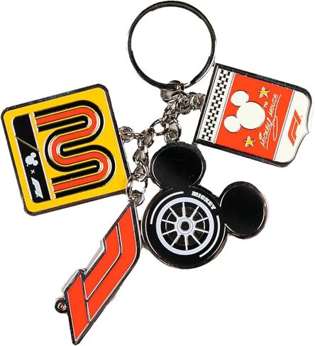 F1 Las Vegas Grand Prix x Disney Unisex Charm Keychain, Multicolor, One Size in Kuwait