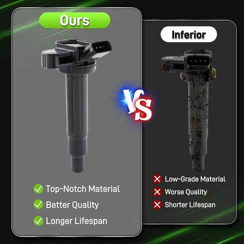 UF493 UF230 Ignition Coil 4504 Spark Plug for Toyota Tundra 00-09 4Runner 03-09 Sequoia 01-09 Land Cruiser 98-07 for Lexus SC430 02-10 GS430 01-07 GX470 03-09 LS430 01-06 LX470 LX570 in Saudi Arabia
