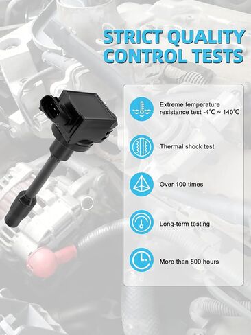 مجموعة من 4 ملفات إشعال UF848 (1.8L 2.0L 2.5L) لكزس ES250 NX250 UX200، لكامري كورولا RAV4 2018-2023، # UF-848 90919-C2009 5C2286 GN10952 1788596 6731204 6731204 in Saudi Arabia