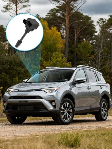 مجموعة من 4 ملفات إشعال UF848 (1.8L 2.0L 2.5L) لكزس ES250 NX250 UX200، لكامري كورولا RAV4 2018-2023، # UF-848 90919-C2009 5C2286 GN10952 1788596 6731204 6731204 in Saudi Arabia