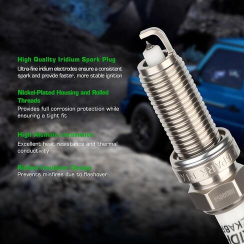 حزمة ملف الإشعال UF596 وشمعات الإشعال إيريديوم مناسبة لـ 2009 2010 2011 Toyota Corolla Matrix Prius 2012 2013 2014 2015 2017 Lexus Scion IM XD Pontiac Vibe 1.8L L4, OE# UF619 90919-02258 C1714، مجموعة من 4 in Kuwait