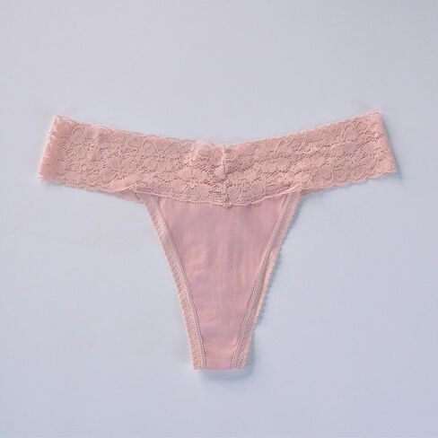 4pcs Women No Show Lace Stretch Sexy Low Waist Soft Underwear Cheeky Breathable Comfortable Panties in Saudi Arabia