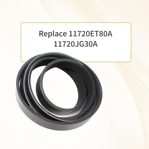 Engine Serpentine Drive Belt Fit for Nissan Rogue 2008-2013 Select 2014-2015 Sentra 2007-2009 Replace 11720ET80A 11720JG30A, 71.18 Inch in Kuwait