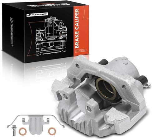 مجموعة فرجار قرص الفرامل الممتازة مع دعامة متوافقة مع BMW E46 Series 325i/325xi 2006، E90 Series 328i/328xi 2007 - السائق الأيسر الأمامي، استبدال # 34116769091 in Saudi Arabia