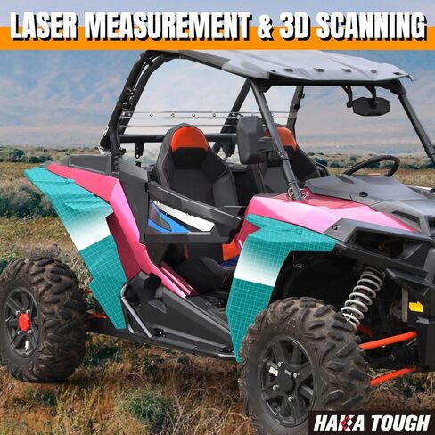 HAKA TOUGH Fender Flares لملحقات Polaris RZR XP 1000 2014-2023، واقيات مصدات ممتدة أوسع لـ Polaris RZR XP 4 1000، امتداد واقيات الطين من أجل Polaris RZR، استبدل OEM 2881985 in Saudi Arabia