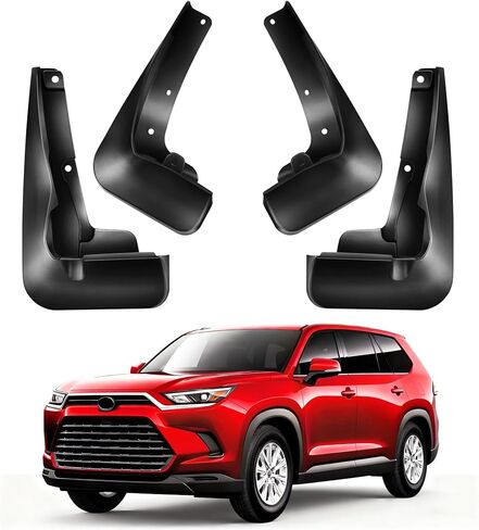 Mud Flaps for Toyota Highlander 2020-2025,Upgraded Mudflaps Wheel Tire Splash Guards for Highlander Exterior Accessories,All Weather No Drilling Required 4PCS Fender in Saudi Arabia