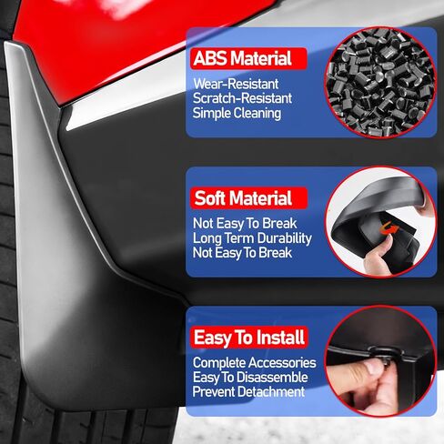 Mud Flaps for Toyota Highlander 2020-2025,Upgraded Mudflaps Wheel Tire Splash Guards for Highlander Exterior Accessories,All Weather No Drilling Required 4PCS Fender in Saudi Arabia