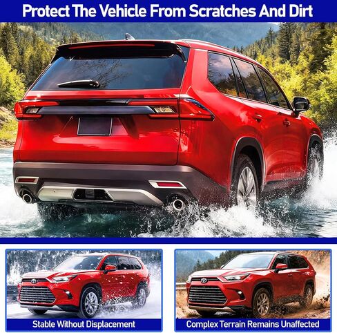 Mud Flaps for Toyota Highlander 2020-2025,Upgraded Mudflaps Wheel Tire Splash Guards for Highlander Exterior Accessories,All Weather No Drilling Required 4PCS Fender in Saudi Arabia