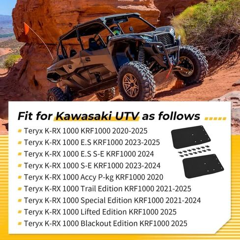 M MATI مجموعة رفرف الطين الأمامي لـ Kawasaki Teryx K-RX 1000 KRF1000 2020-2025 99994-1461 in Saudi Arabia