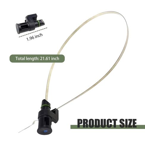 Automotive Transmission Oil Dipstick, Immersion Oil Level Indicator Stainless Steel Dipstick, Replacement OEM #31086-JA00A Accessories, Fits Most Cars (Black) in Saudi Arabia