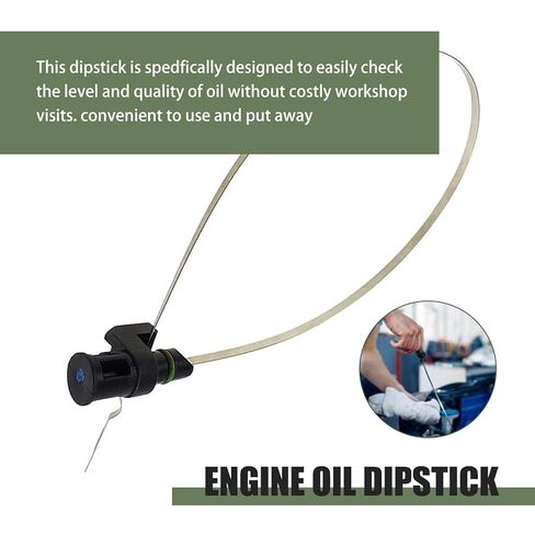 Automotive Transmission Oil Dipstick, Immersion Oil Level Indicator Stainless Steel Dipstick, Replacement OEM #31086-JA00A Accessories, Fits Most Cars (Black) in Saudi Arabia