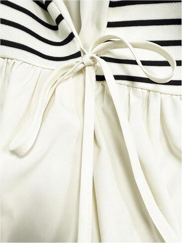Verdusa Women's Striped Bow Knot Dressy Casual Blouse Shirts Elegant Peplum Tops Fall Clothes in Saudi Arabia
