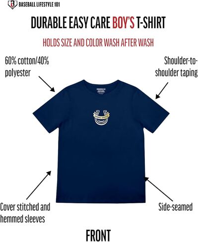 Baseball Lifestyle 101 Boy's Wild West Windup T-Shirt, Short Sleeve, Crew Neck, Youth Sizes S-XL in Kuwait