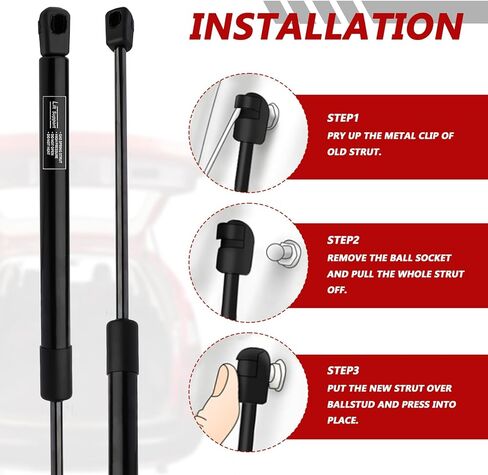 Hood Struts for Toyota Camry 2018-2023, Heavy Duty Gas Spring Kit with Easy Installation, Replaces PM3829 278236 in Kuwait