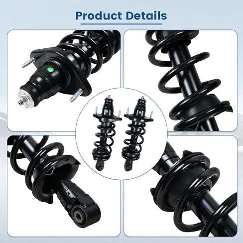 Rear Struts Complete Assembly w/Coil Spring Set for 2007 2008 2009 2010 2011 Honda CR-V 2.4L 4WD AWD FWD Rear Shock Absorbers Quick Struts Replace for 1345688L 1345688R in Kuwait