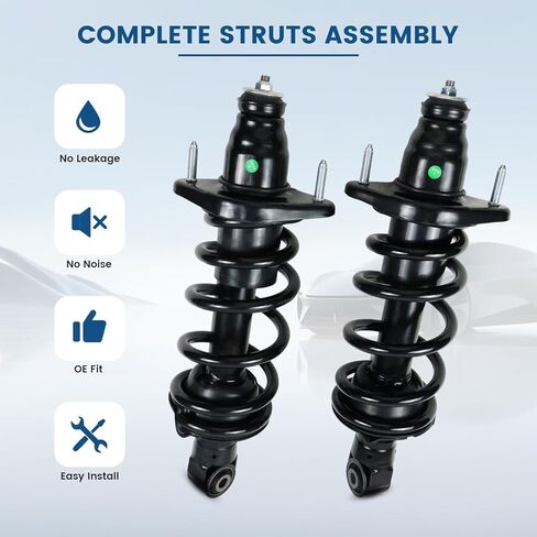 Rear Struts Complete Assembly w/Coil Spring Set for 2007 2008 2009 2010 2011 Honda CR-V 2.4L 4WD AWD FWD Rear Shock Absorbers Quick Struts Replace for 1345688L 1345688R in Kuwait