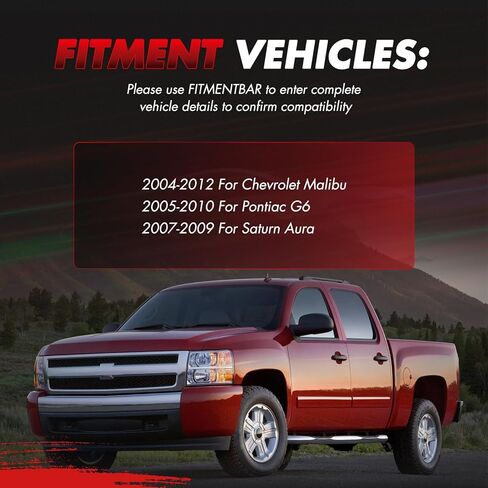 cciyu Front End Suspension Kit Fit for Chevrolet Malibu 2004-2012, for Pontiac G6 2005-2010, for Saturn Aura 2007-2009 Lower Control Arms Sway Bar Tie Tod Front Strut & Spring Assemblies 10pc in Kuwait