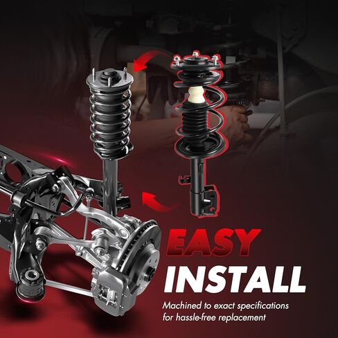 cciyu Front End Suspension Kit Fit for Chevrolet Malibu 2004-2012, for Pontiac G6 2005-2010, for Saturn Aura 2007-2009 Lower Control Arms Sway Bar Tie Tod Front Strut & Spring Assemblies 10pc in Kuwait