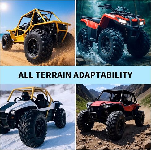 20x10-10 ATV Tires 6PR Tubeless - All Terrain Tires for Trail, Mud, Sand & Dirt | Max Load 330 lbs | Superior Traction & Puncture Resistance for Year-Round Riding (Set of 2, Black) in Kuwait