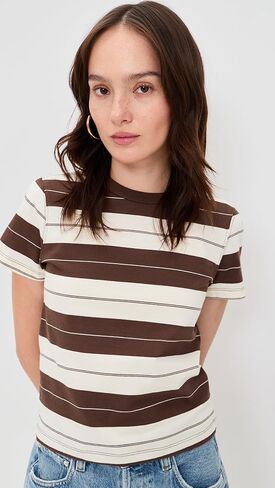 DAZE Women's Zuma Short Sleeve Crew Neck Tee in Saudi Arabia