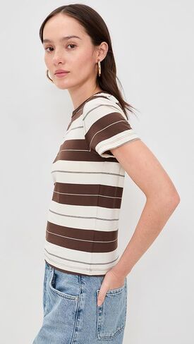 DAZE Women's Zuma Short Sleeve Crew Neck Tee in Saudi Arabia