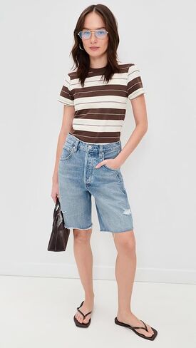 DAZE Women's Zuma Short Sleeve Crew Neck Tee in Saudi Arabia