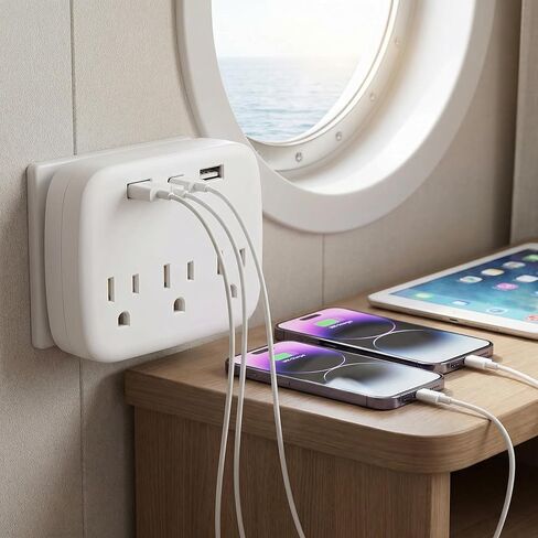 Cruise Essentials 2026، مجموعة أدوات الرحلات البحرية التي يجب اقتناؤها مع شريط طاقة غير متدفق، وأحبال كروز قابلة للسحب، وحقيبة هاتف مقاومة للماء، وخطاف مغناطيسي، وبطاقة الأمتعة، وأشرطة المناشف، وحقيبة تخزين - أساسيات السفر in Kuwait