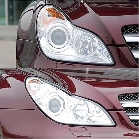 غطاء المصباح الزجاجي متوافق لبنز W219 CLS300 CLS350 CLS500 CLS550 2004 2005 2006 2007-2009 عدسة عاكس الضوء شفافة (يمين) in Saudi Arabia