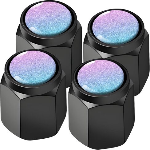 4 Pack Aluminum Tire Valve Stem Caps, Universal Air Valve Covers for Cars, Trucks, Bikes, Motorcycles, Corrosion & Dust Resistant(Pink Bows) in Saudi Arabia