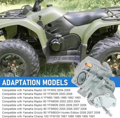 Carburetor Replacement For Yamaha Raptor 80 YFM80, Raptor 50 YFM50, Grizzly 80 YFM80 2002-2008, Champ 100 YFM100 1987-1991 in Saudi Arabia