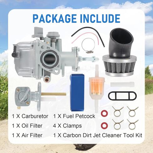 Carburetor Replacement For Yamaha Raptor 80 YFM80, Raptor 50 YFM50, Grizzly 80 YFM80 2002-2008, Champ 100 YFM100 1987-1991 in Saudi Arabia