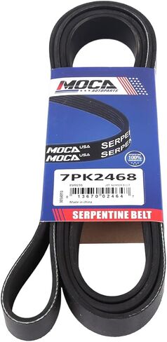 MOCA Serpentine Belt w/Component Kit Fit 04-15 for Nissan Titan 5.6L, 05-15 for Armada 5.6L, 08-12 for Pathfinder 5.6L V8 Gas DOHC Naturally Aspirated in Saudi Arabia