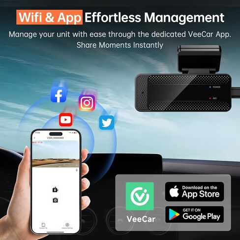مجموعة أسلاك صلبة لكاميرا داش كام، مجموعة أسلاك صلبة من النوع C لكاميرا داش V200، V200Pro، T90X، VT10، 11.5 قدم، 12 فولت 24 فولت إلى 5 فولت كابل طاقة لشاحن لوحة القيادة للسيارة مع حماية منخفضة الجهد، تتضمن 4 صنابير فيوز in Kuwait