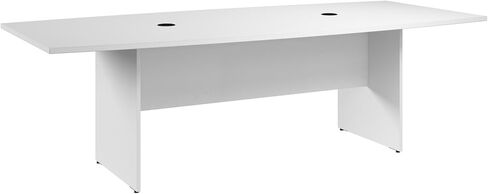 Bush Business Furniture 72-inch Office Conference Table with Wood Base, Boardroom Meeting Space for 6 Users, Modern Hickory in Saudi Arabia