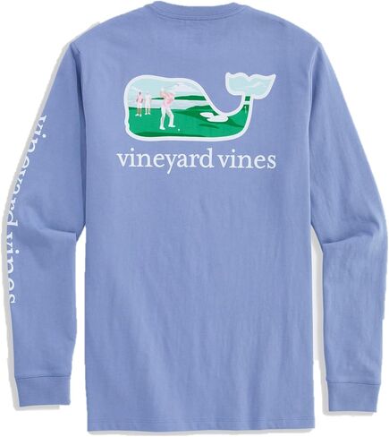 Vineyard Vines Men's Golfers Whale Long-Sleeve Pocket Tee in Saudi Arabia