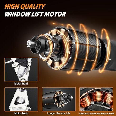 SUNROAD Front Left Drive Side Window Regulator Assembly with Motor Replacement for 2002-2006 Jeep Liberty 741-526 in Saudi Arabia