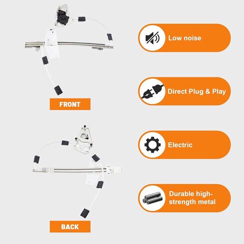 SUNROAD Front Left Drive Side Window Regulator Assembly with Motor Replacement for 2002-2006 Jeep Liberty 741-526 in Saudi Arabia