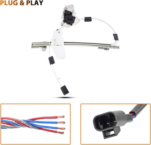 SUNROAD Front Left Drive Side Window Regulator Assembly with Motor Replacement for 2002-2006 Jeep Liberty 741-526 in Saudi Arabia