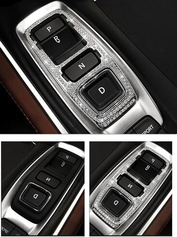 CONGCONG Bling Rhinestones Gear Shift knob Trim for Honda Accord Sport EX EX-L Touring Sedan Inspire 2018-2022 in Saudi Arabia