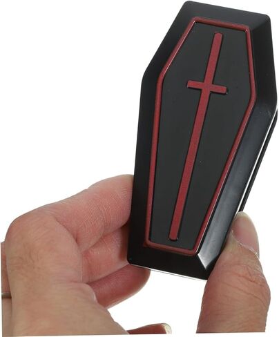 صناديق زينة على شكل نعش، مجموعة من 4 قطع، باللون الأسود مع لمسات حمراء in Kuwait