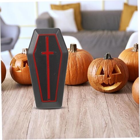 صناديق زينة على شكل نعش، مجموعة من 4 قطع، باللون الأسود مع لمسات حمراء in Kuwait