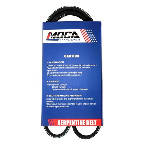 MOCA 4PK940 EPDM Serpentine Belt fits 1994-1996 for Mazda Miata 1.8L 1839CC l4 Gas DOHC (Power Steering and Air Conditioning), 1997 for Toyota Tercel 1.5L 1497CC l4 Gas DOHC (Power Steering) in Saudi Arabia