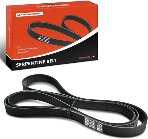 A-Premium Heavy-Duty Serpentine Drive Belt Compatible with Freightliner Coronado 2010-2016, 122SD 2014-2020/2022, Cascadia 2011-2021/2024-2025 & Western Star 4900EX, 4900FA, 4900SA, 5700XE, 106.29 In in Saudi Arabia