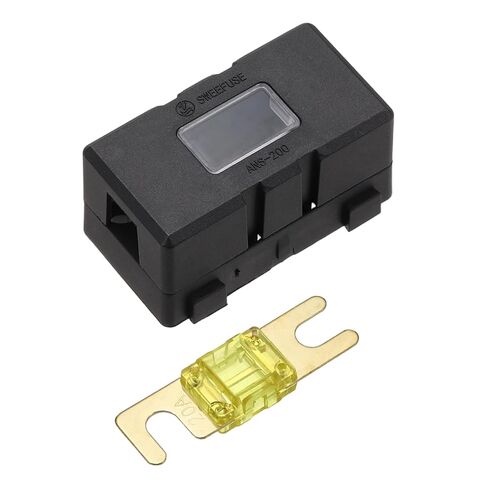 MECCANIXITY 200A 125V ANL Fuse Holder Kit, 125A Fuse Inline Block Box for Automotive Marine Audio Video Electronic System in Saudi Arabia