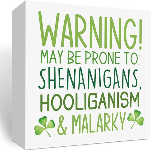 St Patrick's Day Decorations Irish Blessing Sign St Patrick's Day Tiered Tray Decorations Shamrock Decorations Not Lucky Simply Blessed Romans 4:7-8, Tray Object for Home Table Desk Office Party Decor in Saudi Arabia